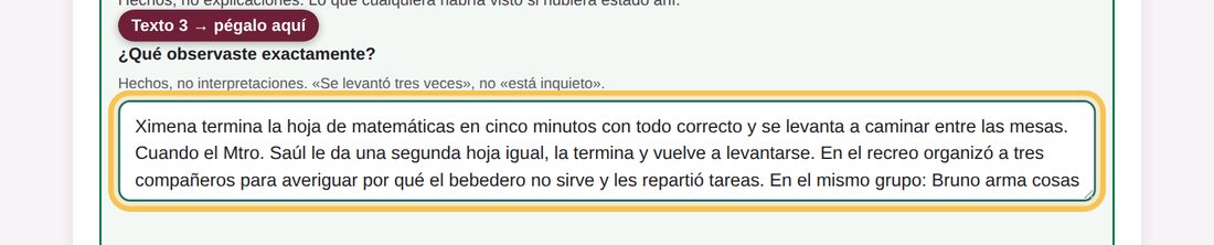 Captura de la app: ¿Qué observaste exactamente?