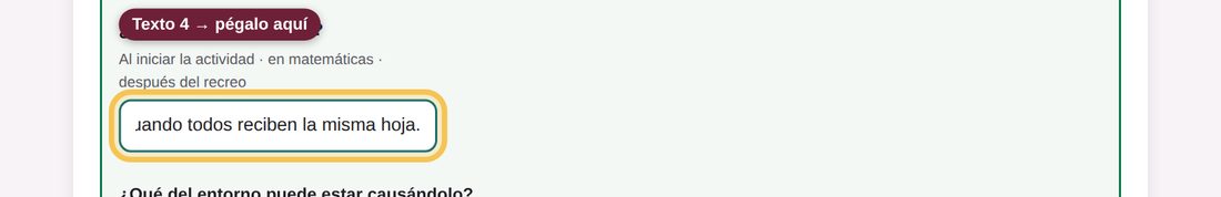 Captura de la app: ¿En qué momento pasa?