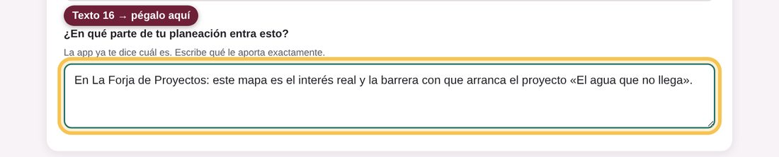 Captura de la app: ¿En qué parte de tu planeación entra esto?